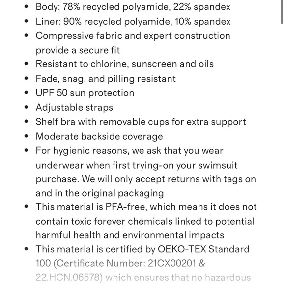 NWT QUINCE Italian Cami One-Piece Swimsuit Cherry Red - Picture 12 of 12